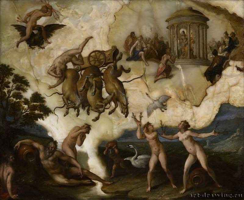Phaeton’s Fall. 1600 - Маньеризм Австрия Вена. Музей истории искусств