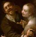 Автопортрет художника с женой. 1595 - Маньеризм Австрия Вена. Художественно-исторический музей