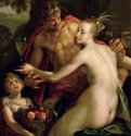 Бахус, Церера и Купидон. 1610 - Холст, масло Маньеризм Австрия Вена, Музей истории искусства