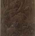 Схватка между рыцарем и ландскнехтом. 1512 - 220 x 158 мм. Перо черным тоном, подсветка белым, на коричневом грунте. Роттердам. Музей Бойманса-ван Бёйнингена. Германия.
