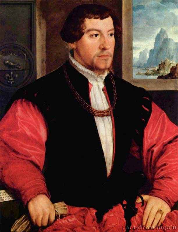 Портрет Кристофа Баумгартнера. 1543 - Portrait of Christoph Baumgartner. 1543
84 x 63 смДерево, маслоВозрождениеГерманияВена. Художественно-исторический музей