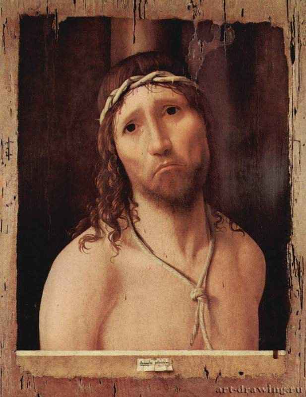 Ecce Homo (Се человек). 1473 * - Ecce Homo (Behold the man). 1473 *
48,5 x 38 смДерево, маслоВозрождениеИталияПьяченца. Городской музей