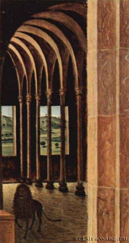 Св. Иероним в хижине. Деталь. 1474 - St. Jerome in the hut. Detail. 1474
Дерево, маслоВозрождениеИталияЛондон. Национальная галерея
