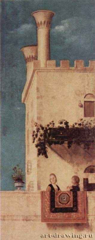 Св. Себастьян. Деталь. 1476 - St. Sebastian. Detail. 1476
Дерево, маслоВозрождениеИталияДрезден. Картинная галерея