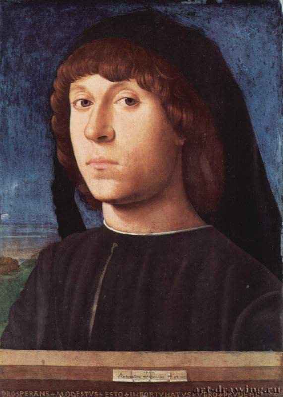 Портрет мужчины. 1478 * - Portrait of a Man. 1478 *
20 x 14 смДерево, маслоВозрождениеИталияБерлин. Картинная галерея