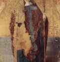 Полиптих св. Григория, левая доска, св. Григорий. 1473 - Polyptych St. Gregory, the left board of St. Gregory. 1473125 x 63 смДеревоВозрождениеИталияМессина. Национальный музей