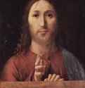 Salvator mundi (Спаситель мира). 1465 - Salvator mundi (Savior of the world). 146539 x 29,5 смДерево, маслоВозрождениеИталияЛондон. Национальная галерея