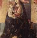 Полиптих св. Григория, центральная часть, Мадонна на троне. 1473 - Polyptych St. Gregory, the central part, Madonna on the throne. 1473129 x 76 смДеревоВозрождениеИталияМессина. Национальный музей
