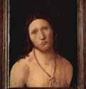 Ecce Homo (Се человек). 1474 - Ecce Homo (Behold the man). 147439,7 x 32,7 смДерево, маслоВозрождениеИталияГенуя. Галерея Спинола