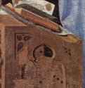 Благовещение, фрагмент. Деталь: кафедра Марии. 1474 - The Annunciation, detail. Item: Chair Mary. 1474Холст, маслоВозрождениеИталияСиракузы. Национальный музей, палаццо Белломо