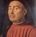 Портрет мужчины (Тривульцио ди Милано?). 1476 - Portrait of a Man (Trivulzio di Milano?). 147636,5 x 28 смДерево, маслоВозрождениеИталияТурин. Городской музей