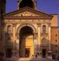 Темпьетто дель Санто Сеполькро. Западный фасад. Начат около 1471 - Флоренция. Санта Мария Новелла.