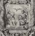 Святая Троица. 1584-1586 - 239 х 174 мм. Резцовая гравюра на меди. Вена. Собрание графики Альбертина. Италия.