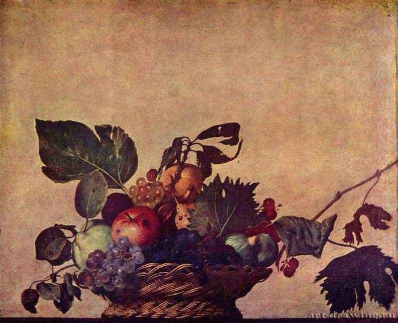 Корзина с фруктами - 159646 x 64,5 смХолст, маслоБароккоИталияМилан. Пинакотека АмброзианаЗаказчик: кардинал Франческо Мария дель Монте