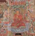 Рай Будды Амитабы - 8 век137 x 102 смШёлк, тушь, краскиКитайЛондон. Британский музейНастенный свиток из Тунь-Хуан