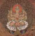 Король фазанов - 11 векШёлк, тушь, краскиКитайКиото. НиннадзиФрагмент свитка