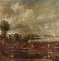 Вид на мост Ватерлоо со ступеней Уайтхолла, 18 июня 1817 - 1832134,6 x 219,7 смХолст, маслоРомантизмВеликобританияЧастное собрание