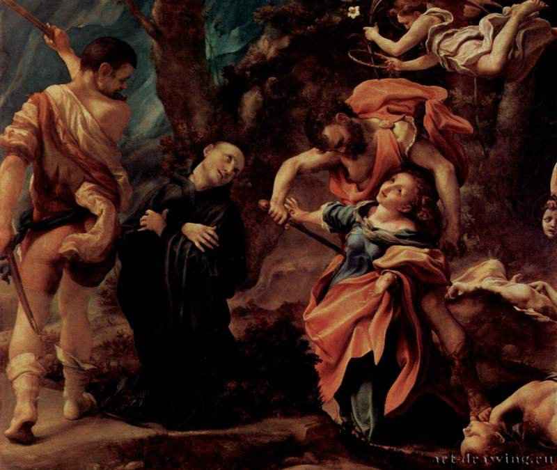 Мученическая смерть четырёх святых - 1524-1525 *160 x 185 смХолст, маслоВозрождениеИталияПарма. Национальная галерея
