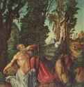 Покаяние св. Иеронима - 150256 x 42 смДерево, маслоВозрождениеГерманияВена. Художественно-исторический музей