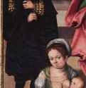 Художник со своей семьёй. Деталь (семейный портрет) - 1510-1512 *Дерево, маслоВозрождениеГерманияВена. Академия изобразительных искусств, картинная галерея