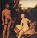 Аполлон и Диана в лесу - 153051,8 x 36,6 смДерево, маслоВозрождениеГерманияБерлин. Картинная галерея
