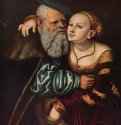 Влюблённый старик - 153751 x 36,5 смДерево, маслоВозрождениеГерманияВена. Академия изобразительных искусств, картинная галерея