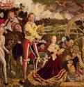 Алтарь св. Екатерины, центральное изображение, мученическая смерть св. Екатерины - 1506126 x 141 смДерево, маслоВозрождениеГерманияДрезден. Картинная галерея