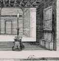 Серия "Lux claustri", Свеча. 1628 - 60 х 82 мм. Офорт. Париж. Национальная библиотека, Кабинет эстампов. Франция.