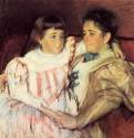 Портрет миссис Хевмейер и ее дочери Электры, 1895 г. - Бумага, доска, пастель. Художественный музей. Шелбёрн (Вермонт). Франция, США.