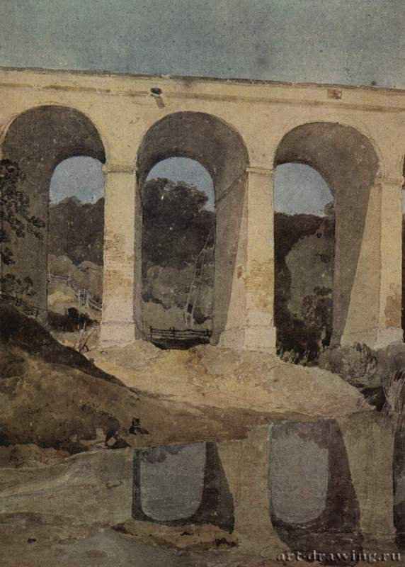 Акведук - 1804 *31,7 x 23,2 смАкварельРомантизмВеликобританияЛондон. Музей Виктории и Альберта