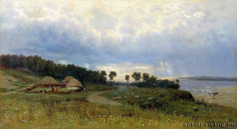 Перед дождем - Холст, масло. Россия.