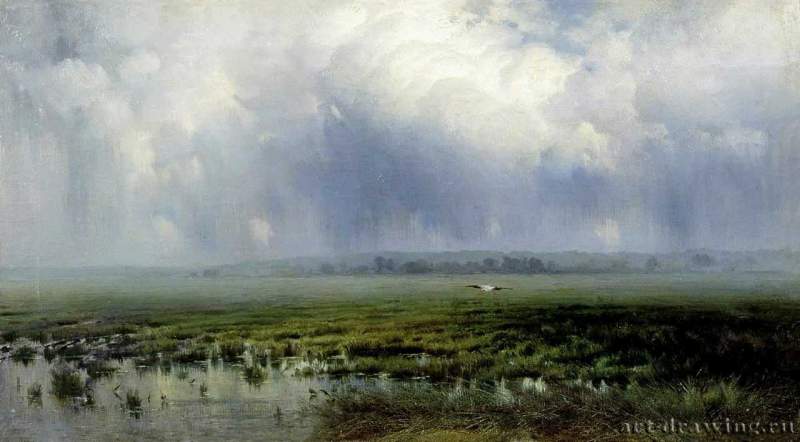 Болото - Холст, масло. Россия.