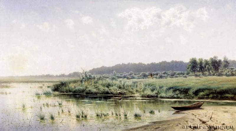 Перед полуднем, 1885 г. - Холст, масло; 75 х 133 см. Россия.