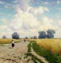 Дорога, 1899 г. - Холст, масло. Россия.