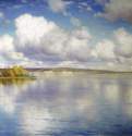 Озеро, 1896 г. - Холст, масло; 54 х 85 см. Россия.