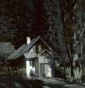 Скит в лунную ночь, 1898 г. - Холст, масло; 106 х 69,6 см. Государственная Третьяковская галерея. Москва. Россия.