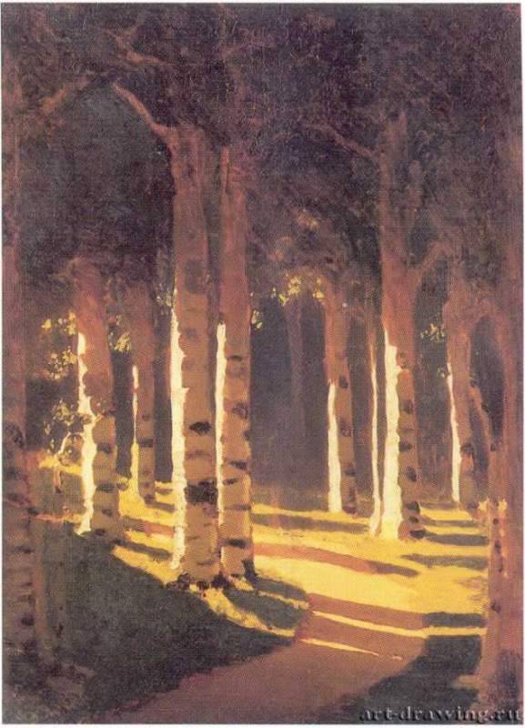 Солнечный свет в парке, 1901 г. - Санкт-Петербург. Государственный Русский музей.