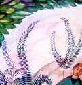 Эскиз росписи стены в доме Я. Жуковского в Кучук-Кое. Фрагмент, 1907 - 1908 г. - Россия.