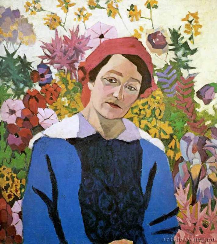 Портрет Марины Петровны Лентуловой - 191395 x 84 смХолст, маслоАвангардРоссияСобрание семьи художника