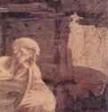 Св. Иероним. Фрагмент - 1480103 x 75 смДеревоВозрождениеИталияРим. Ватиканская пинакотекаНезавершенная картина