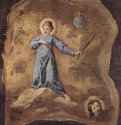 Фреска в церкви Сан Панталон в Венеции. Мученица. Фрагмент - 1744-1745ФрескаРококоИталияВенеция. Сан Панталон