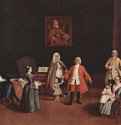 Венецианское семейство - 1760-176580 x 89 смХолст, маслоРококоИталияСегроминьо Монте. Частное собрание
