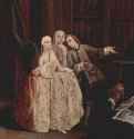 Визит в библиотеку - 174159 x 44 смХолст, маслоРококоИталияВустер (штат Массачусетс). Музей искусств