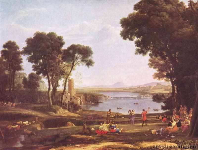 Пейзаж с обручением Исаака и Ревекки - 1648151 x 205 смХолст, маслоБароккоФранция и ИталияЛондон. Национальная галерея