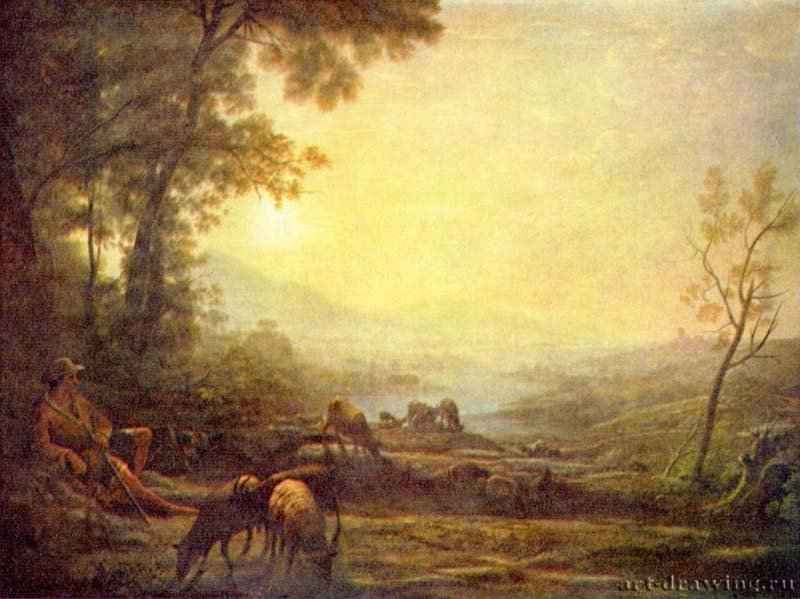 Пастух - 1655-1660121,5 x 160,5 смХолст, маслоБароккоФранция и ИталияВашингтон. Национальная картинная галерея