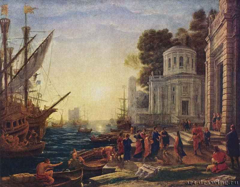 Приплытие Клеопатры в Тарс - 1642117 x 148 смХолст, маслоБароккоФранция и ИталияПариж. Лувр