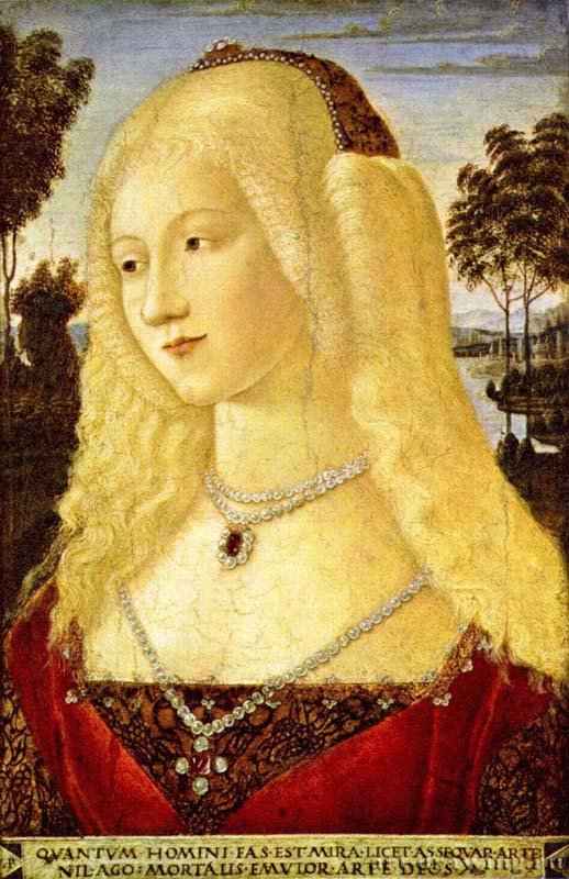 Ланди, Нероччио де': Портрет дамы, 1490.