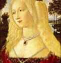 Портрет дамы. 1490 - 46,5 x 30,5 см. Дерево. Возрождение. Италия. Вашингтон. Национальная картинная галерея.