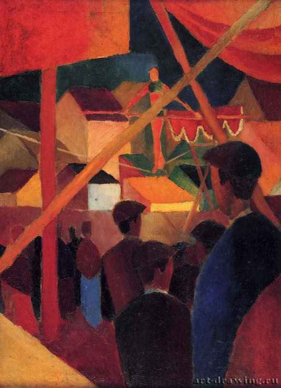Канатоходец - 191482 x 60 смХолст, маслоЭкспрессионизмГерманияБонн. Музей искусствОбъединение художников "Синий всадник"