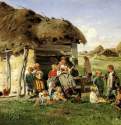 Крестьянские дети, 1890 г. - Холст, масло. Россия.